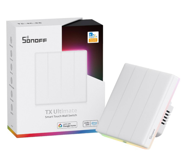Sonoff Smart dotykowy przełącznik ścienny WiFi TX T5 4C (4-kanałowy - 1489988 - zdjęcie 4